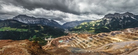 site géologique mine minéraux